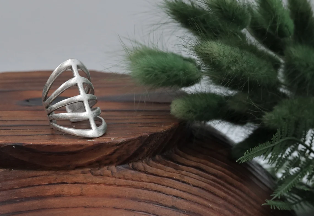 Solid 925 Sterling Silver Band Ring Meditation Designer Handmade Ring All Size