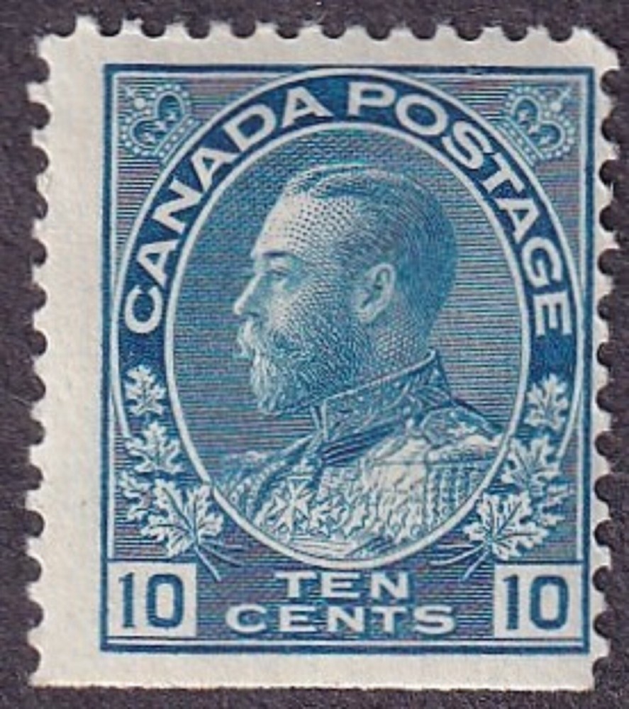CANADA 1922 MLH, KING GEORGE V