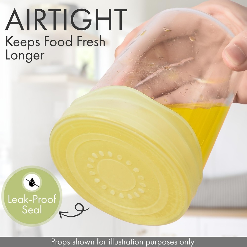 Reusable Silicone Stretchable Lids – 6‐Piece Multicolor Food