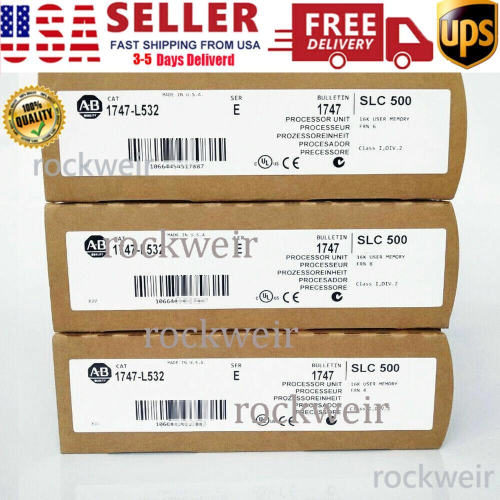 Factory Sealed AB 1747-L532 SER E SLC 500 5/03 CPU Processor Unit US Free Tax