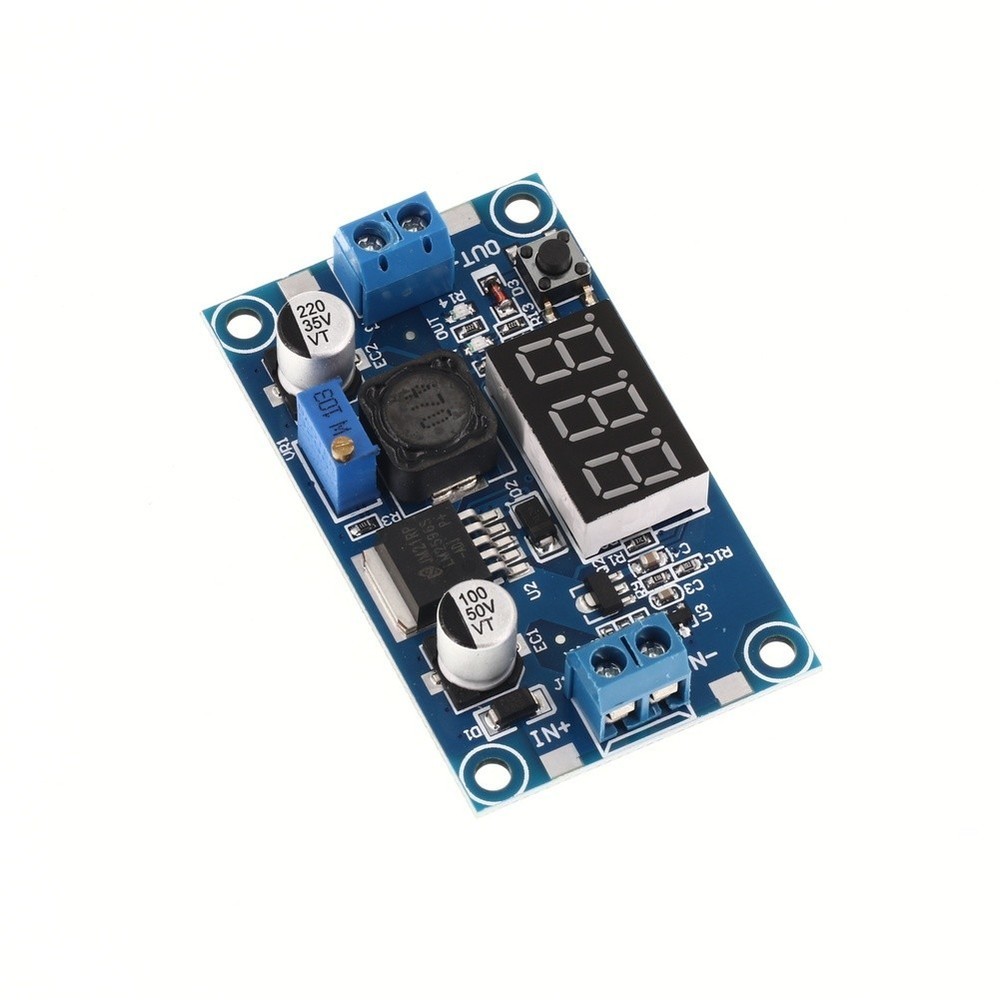 DC-DC Step Down Power Module Digital Voltage Display Touch Switch 2.5V-40V In