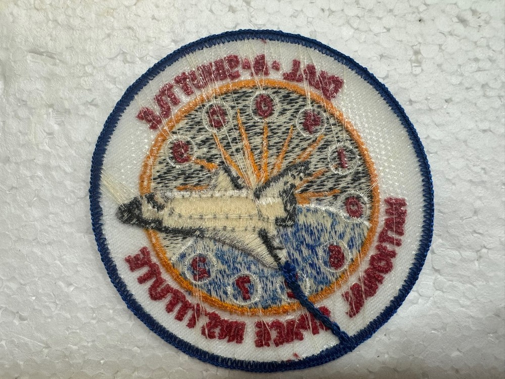 Vintage Space Shuttle Patch- National Space Institute Dial-A-Shuttle