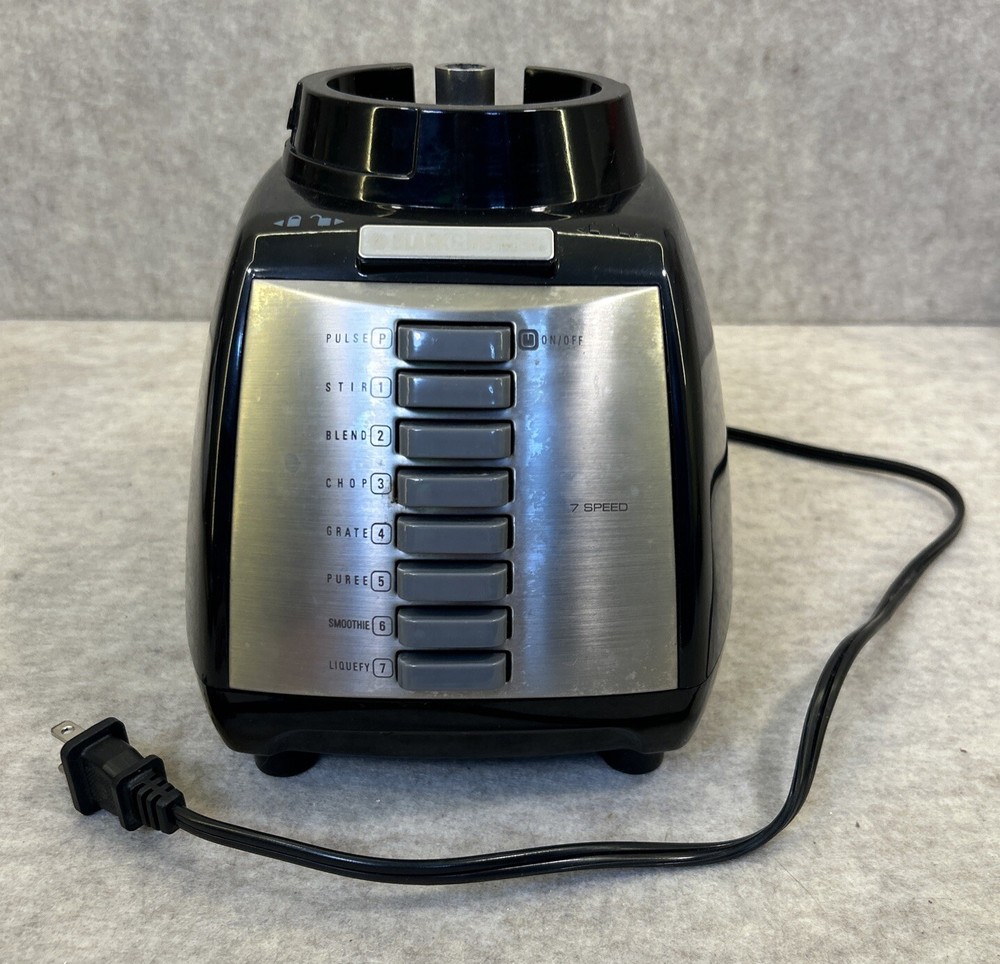 Black & Decker Blender Base Only. Model BLP7750BSS. Tested And Works.