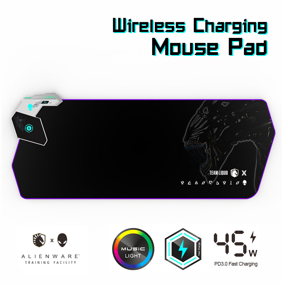 ALIENWARE Mouse Pad for Wireless Charging Mouse Pad 45W Fast-charging Mousepad