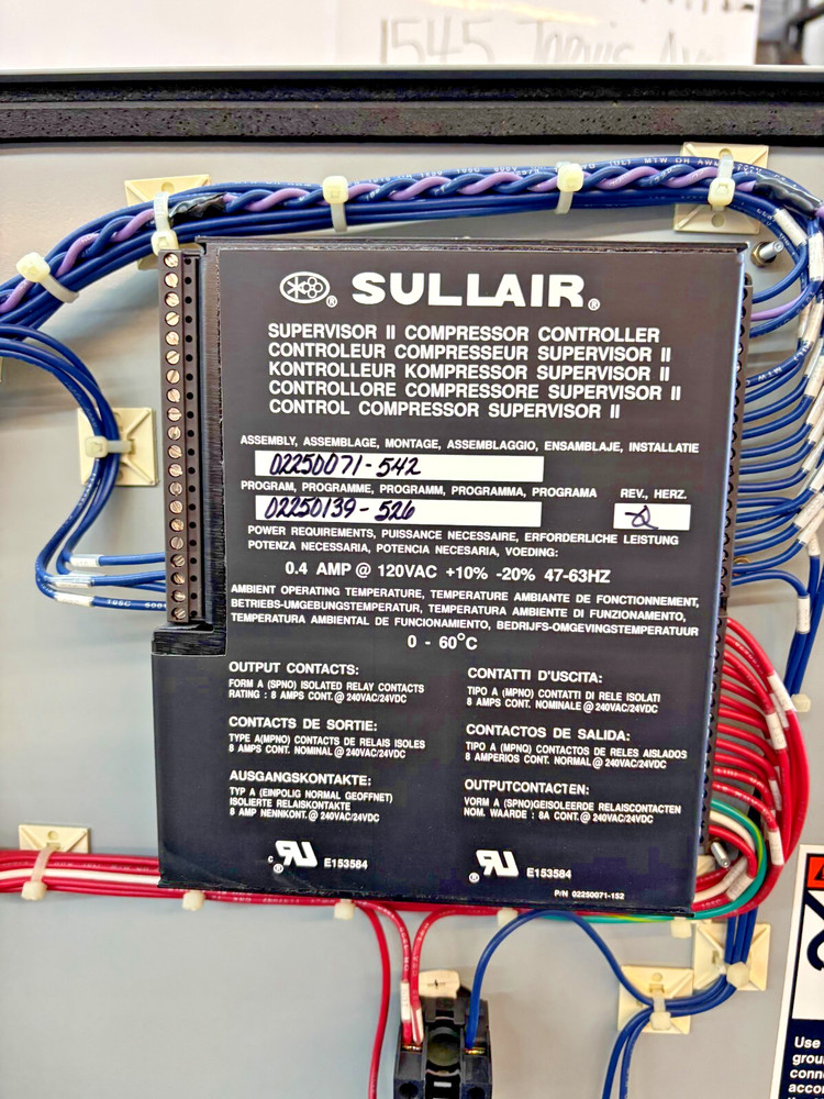 SULLAIR ES-8 AIR COMPRESSOR CONTROLL PANEL