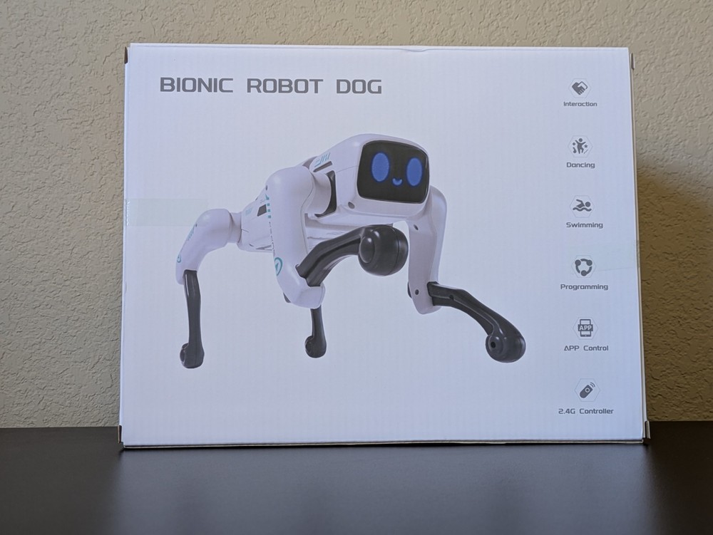 Bionic Robot Dog Interactive RC Toy App Control Dancing Programming Rechargeable