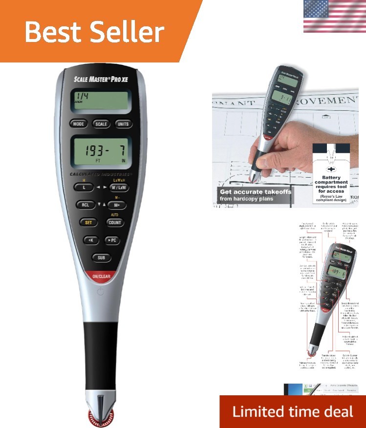 Scale Master Pro XE: Advanced Digital Plan Measure for Precision Takeoffs
