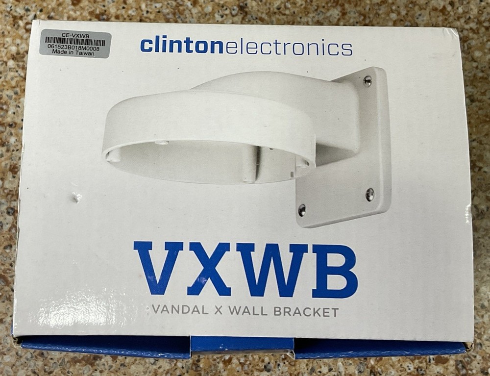Clinton Electronics Vandal X Series CE-VXWB Wall Mount Bracket White