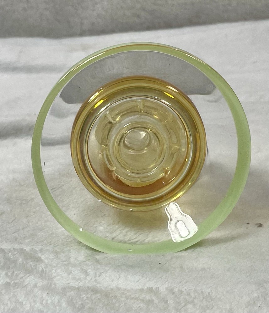 Rock Glass 9in Water Pipe Inline Stem Percolator