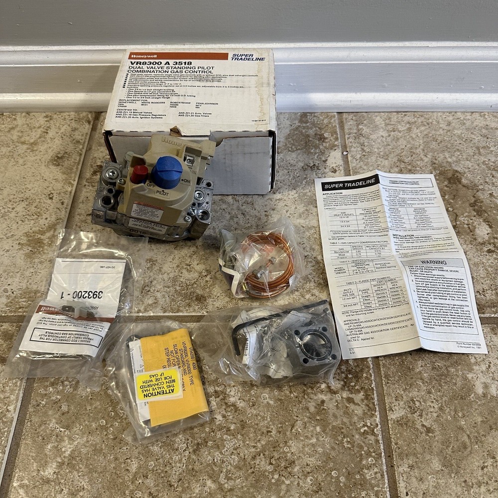 Honeywell VR8300A3518 Dual Valve Standing Pilot Combination Gas Control
