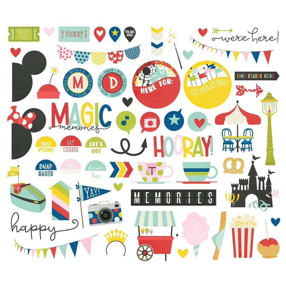 Simple Stories ~ SAY CHEESE MAGIC ~ Bits & Pieces ~ Disney