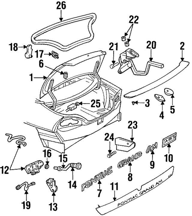 Genuine GM Hinge Assembly 22578258
