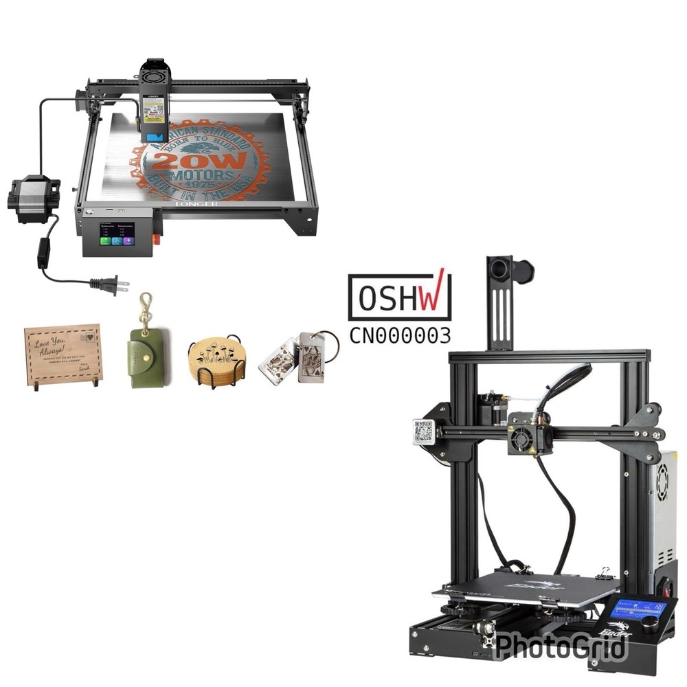Ender-3D Printer Engraving And Longer Raw5 20W