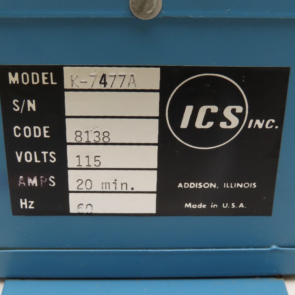 ICS K7477A 115V Controller