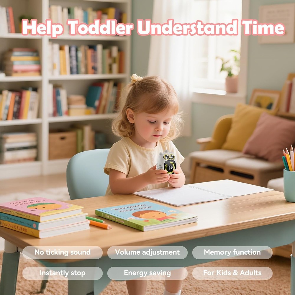 Visual Timer for Kids 99-Minute - Digital Silent Countdown Visual Timer for Clas