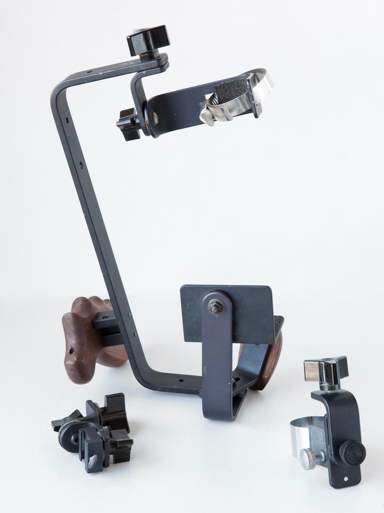 Stroboframe Professional Flash Bracket Horizontal/Vertical Camera Base +Adapters