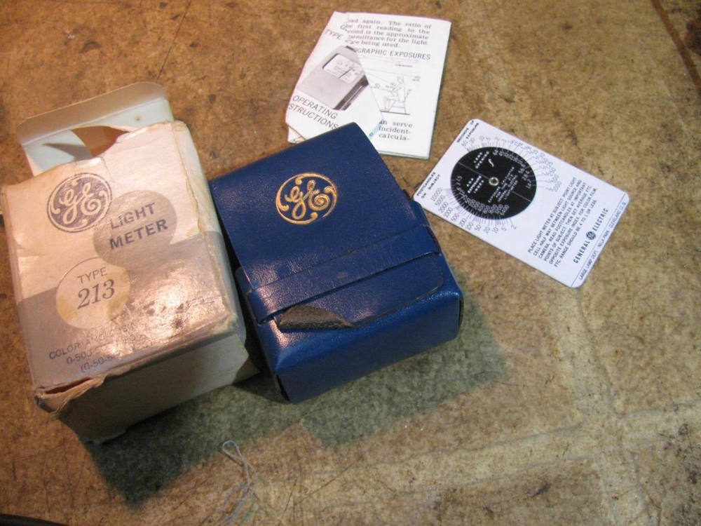 GE General Electric 213 Light Meter