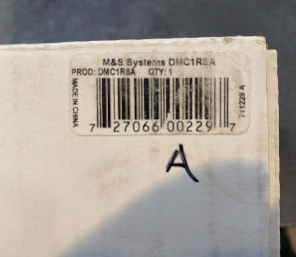 M&S DMC1RSA Remote Scan Room Station NEW, White Intercom