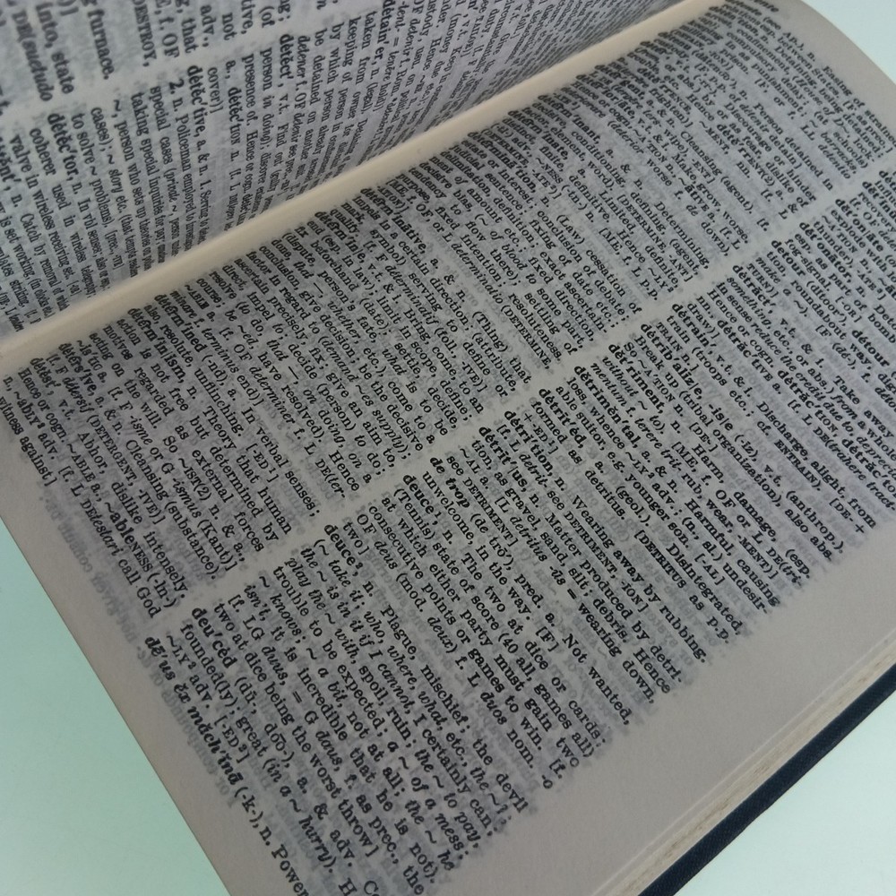 Concise Oxford Dictionary Fowler 1969 Hardback Book