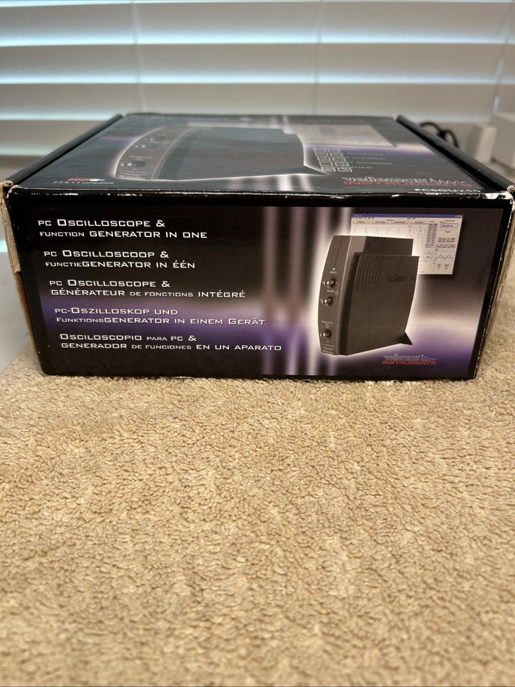 Velleman PCSGU250 USB-Based PC Oscilloscope & Function Generator