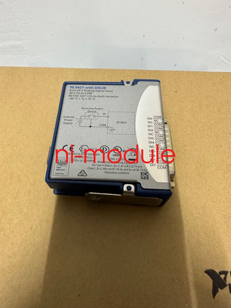 National Instruments NI 9421 cDAQ Digital Input Module, D-Sub Connector USED