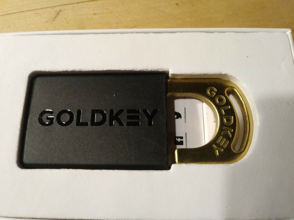 GOLDKEY. HAND TOOL, ACCESS TOOL DEFENSIVE TOOL ( ANTI MICROBIAL)