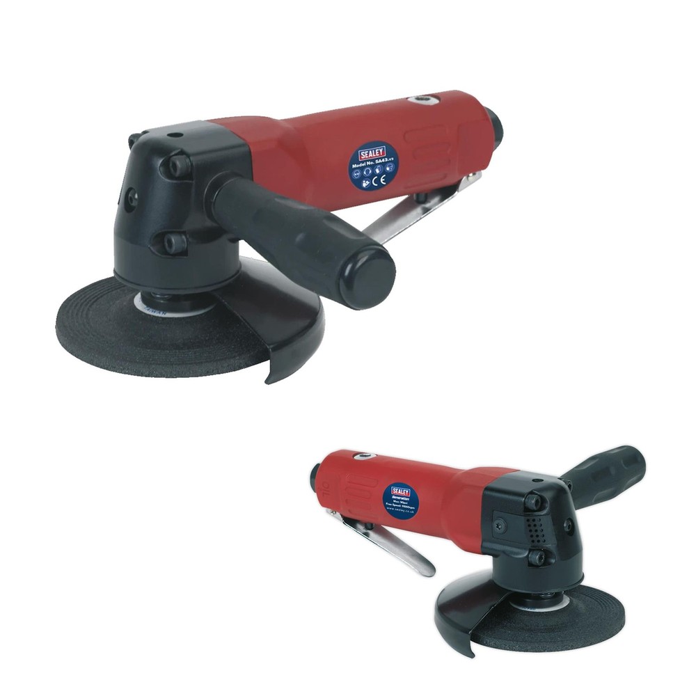 Sealey SA44 Air Angle Grinder 100mm Heavy-Duty