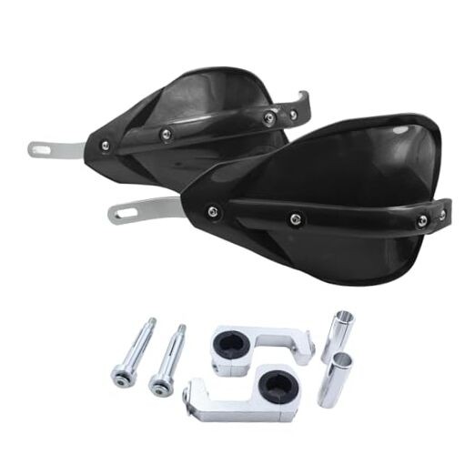 Universal Motorcycle Handlebar Protection Hand Guards Handguards Handle Black