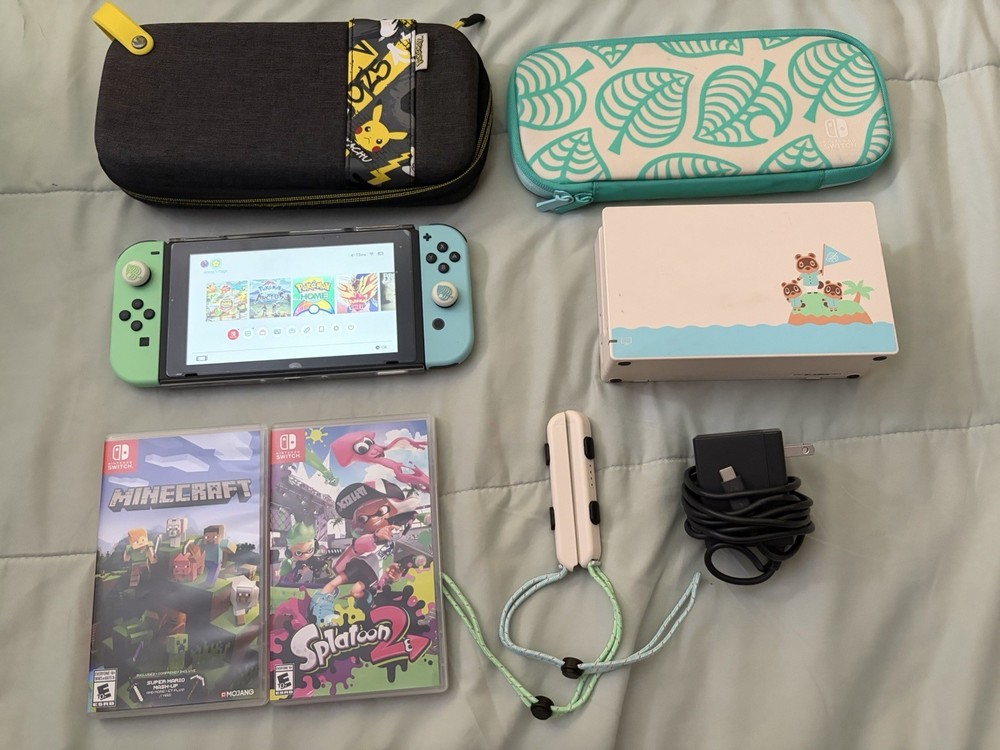 Nintendo Switch Animal Crossing Edition Bundle
