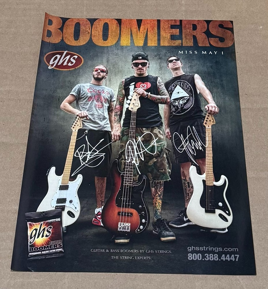MISS MAY I - GHS STRINGS - BOOMERS - 2012 Print Advertisement