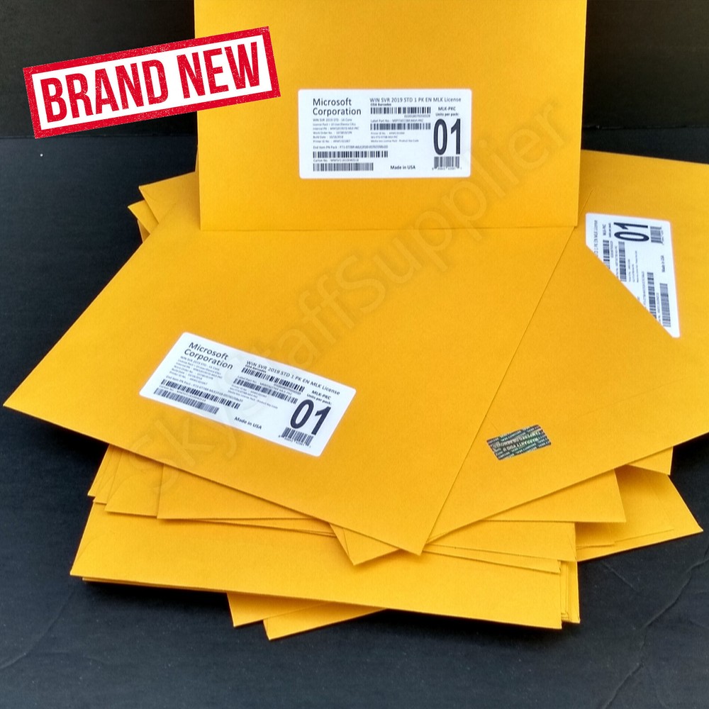 Microsoft Windows Server 2019 DATACENTER License 24 Core FULL NEW RETAIL PACK