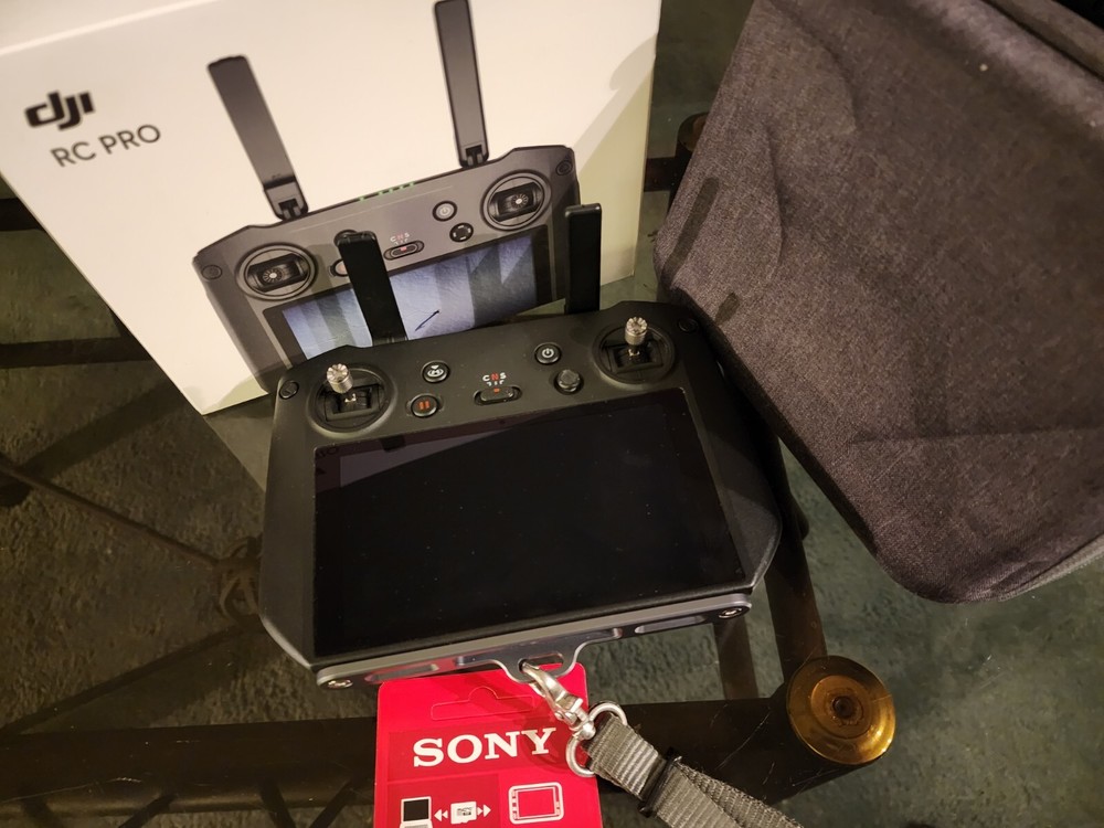 DJI RC Pro Controller, with Screen Protector, Hard Case, Lanyard, Bracket & Card