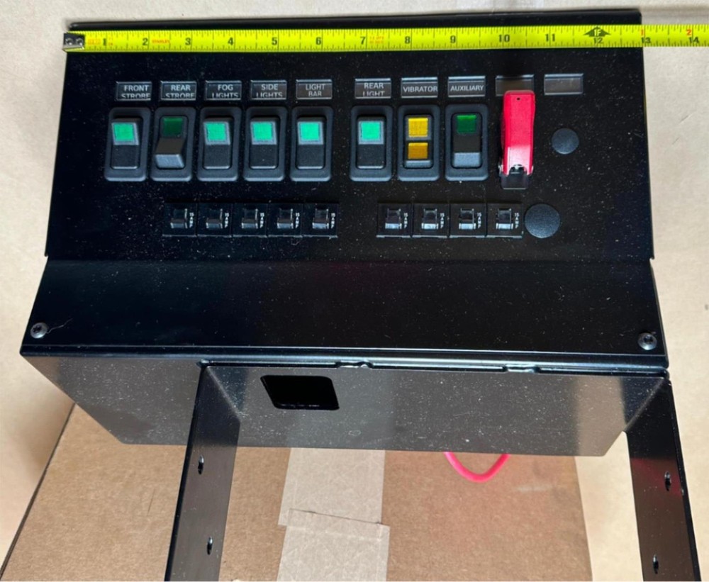 Force America Control Switch Panel w/ 9x Toggle Switches & 15A Breakers 1142648