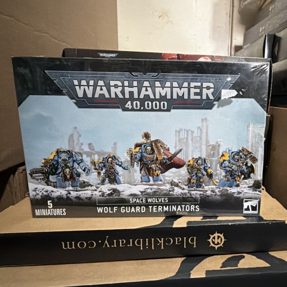 GW Warhammer 40k Space Wolves Wolf Guard Terminators Box Set