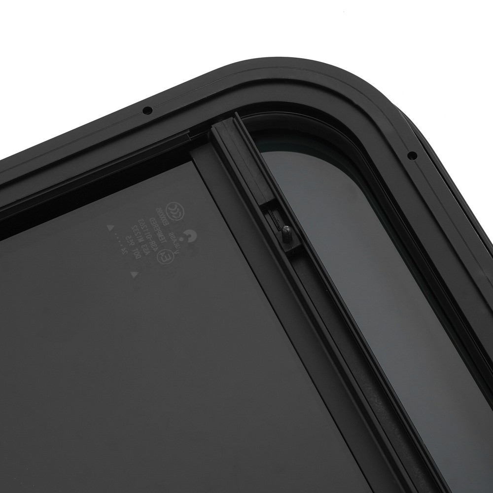 2Pcs RV Window Vertical Slide Window Clip-on Mounting Venting Window Rectangular