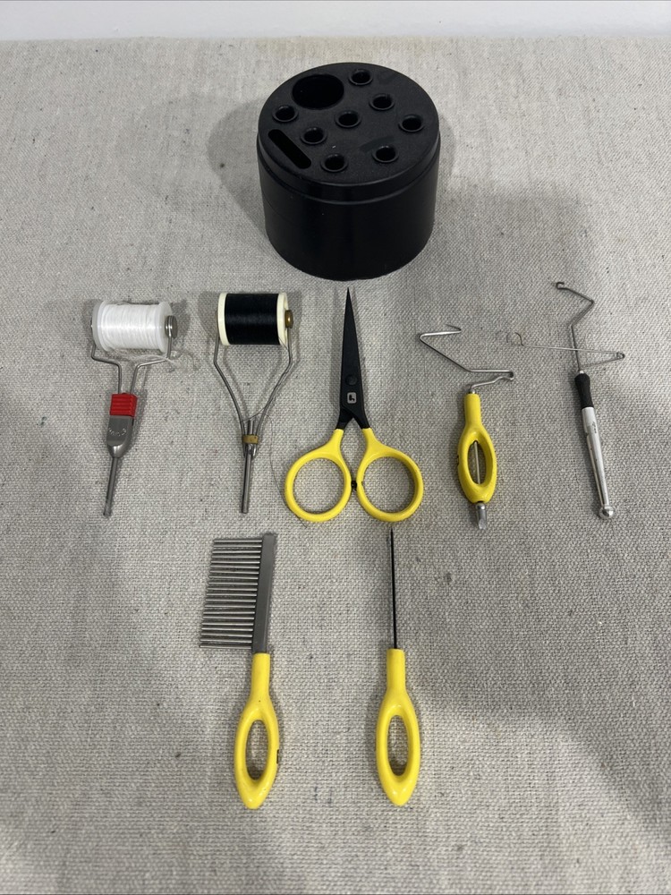 Loon Outdoors Set w/ Stonfo Bobbin And Other Tools. Tool Holder