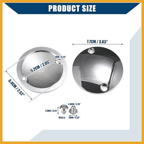 Ignition Engine Timing Points Cover for Harley-DAVIDSON 1971-1999 /