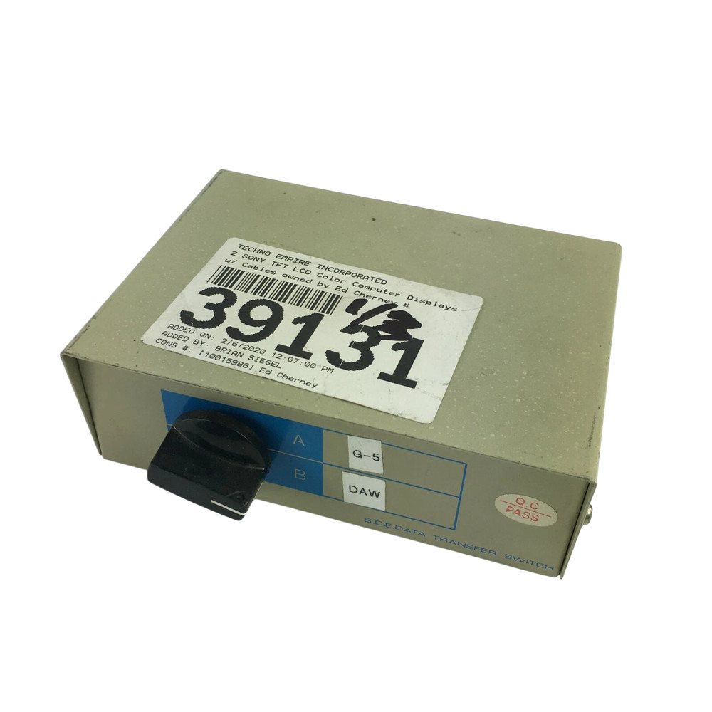 Techno Empire 2 Sony TFT LCD Color Computer Display Data Transfer Switch
