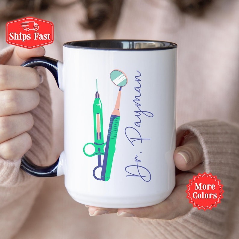 Dentist Mug Personalized Coffee Cup Gift
