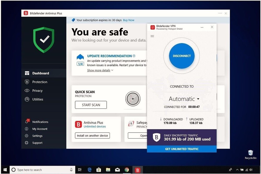 Bitdefender Antivirus Plus 2026 - 3 Years 3 WINDOWS PC - NEW Version