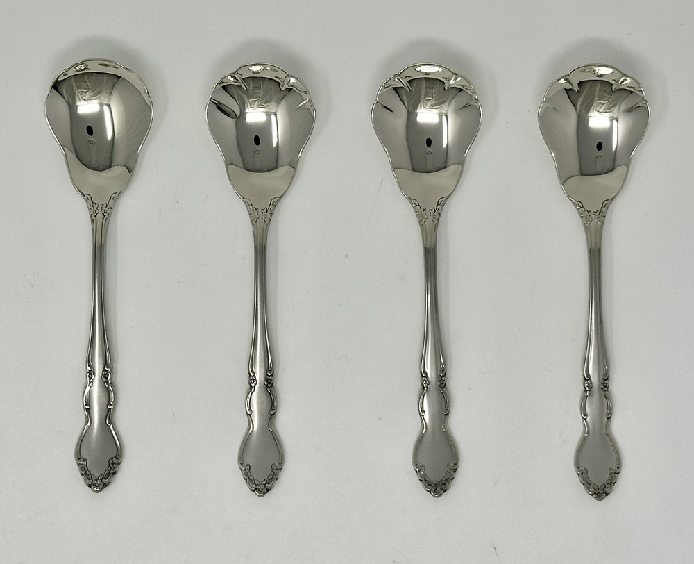 Oneida Satin Dover Set of 4 Sugar Spoons