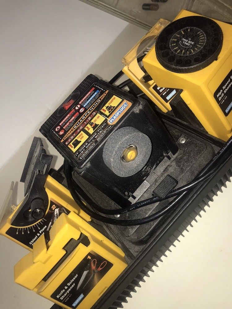 Home Sharpening Kit - Powered - Plasplugs Model DSF425US - Restore dull tools