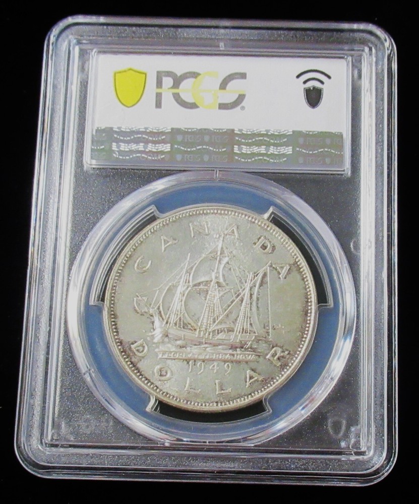 Canada 1949 Silver Dollar Newfoundland KM-47 PCGS MS-64