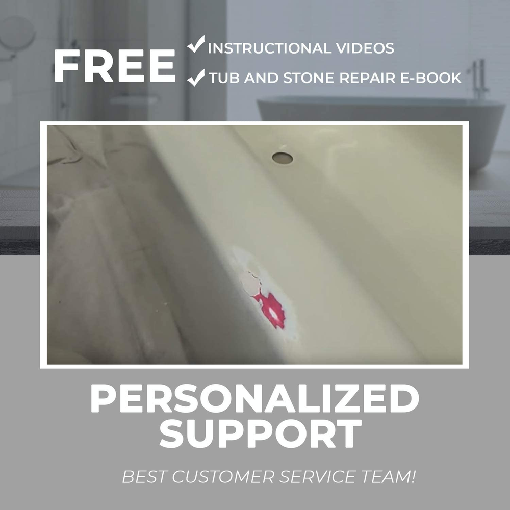 Bathroom Tub Repair Kit, Fixes Cracks, Scratches - Suitable for Various Surfaces