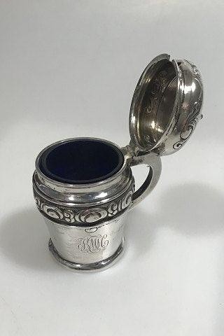 J Holm Silver Mustard Pot