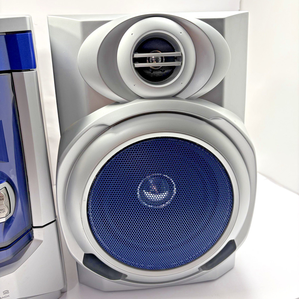 Sharp CD-XP300 Mini Component Stereo System w/ Speakers and Remote – For Parts