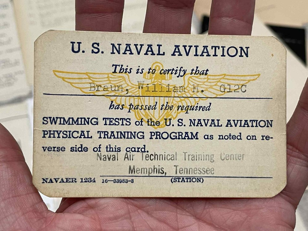 WW2 WWII US Navy USN 1944 Naval Pilot Grouping Documents & Learning Materials