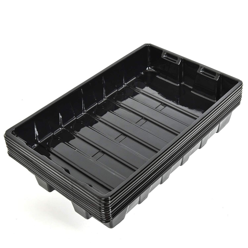 10 Pack Seed Starter Tray Reusable Plastic Plant Seedling Starter Trays Thick...