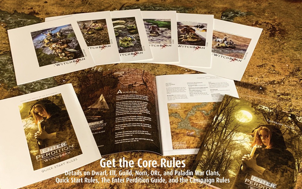 The WitchBorn Essentials—Core Rules + Enter Perdition + The Pit + War Mage Diary