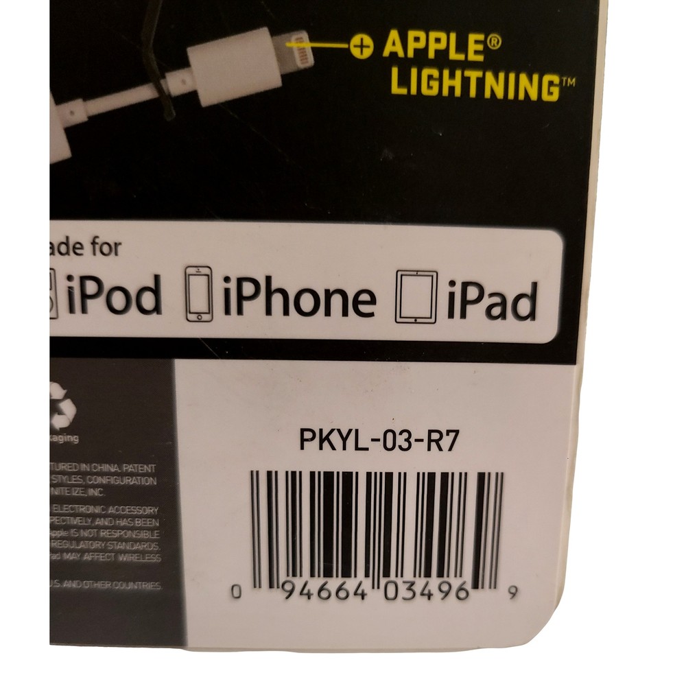 Nite Ize PowerKey Data Cable for Apple Charging Syncing Portable Keychain Power